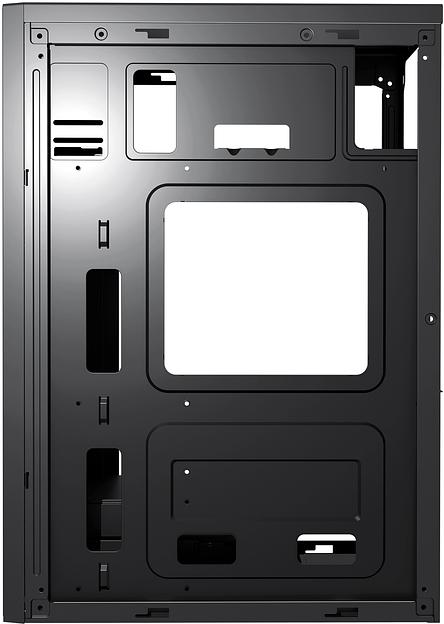 Корпус KingPrice KPCC-MD203 черный без БП ATX 1x80mm 3x120mm 2xUSB2.0 audio фото 7