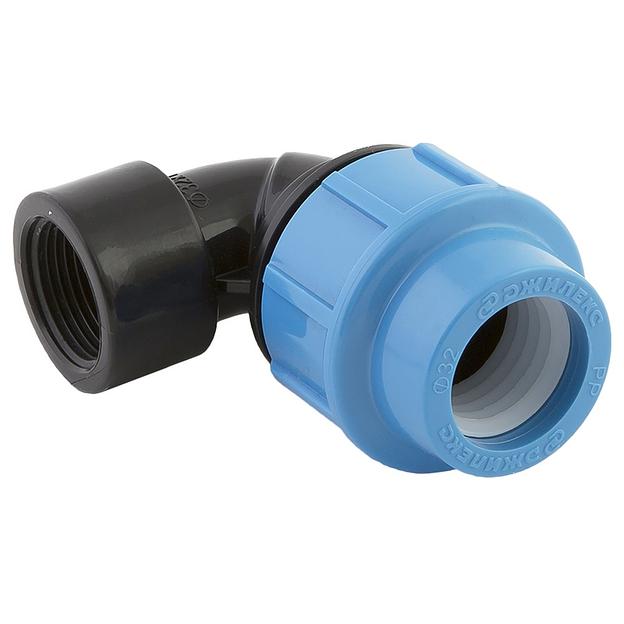 Отвод Джилекс ПНД с внутренней резьбой 32х1" фото 1