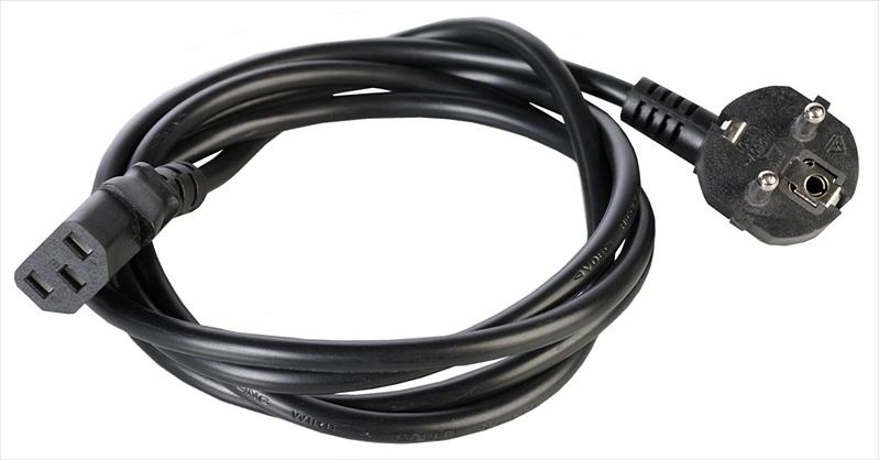 Шнур питания с заземлением IEC 60320 C13/Schuko, 10 А / 250 В (3 1,0), длина 5 м (R-10-Cord-C13-S-5) фото 1