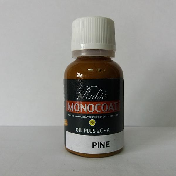 Масло Rubio Monocoat Oil Plus 2C component A, Pine, 20 ml фото 1