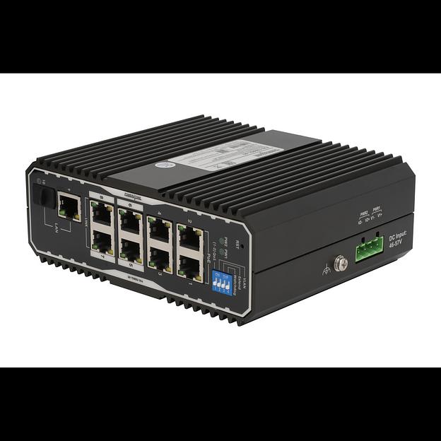 Неуправляемый промышленный 8 портовый PoE коммутатор POWERTONE PUS-TS08GL-BTi c 4 портами до 90Вт фото 3