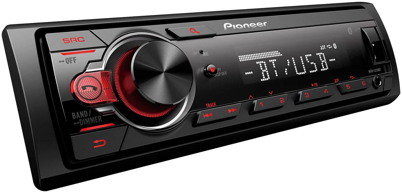 Автомагнитола Pioneer MVH-S215BT 1DIN 4x50Вт RDS фото 2