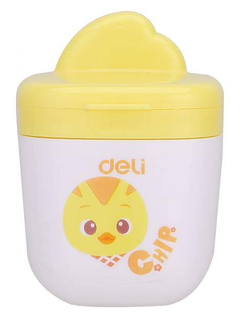 Точилка для карандашей ручная Deli ER01300 1 отверстие пластик ассорти дисплей фото 6