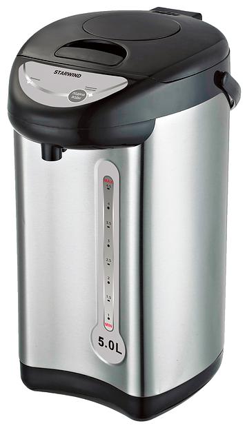 Термопот Starwind STP2850 5л. 750Вт серебристый/черный фото 1