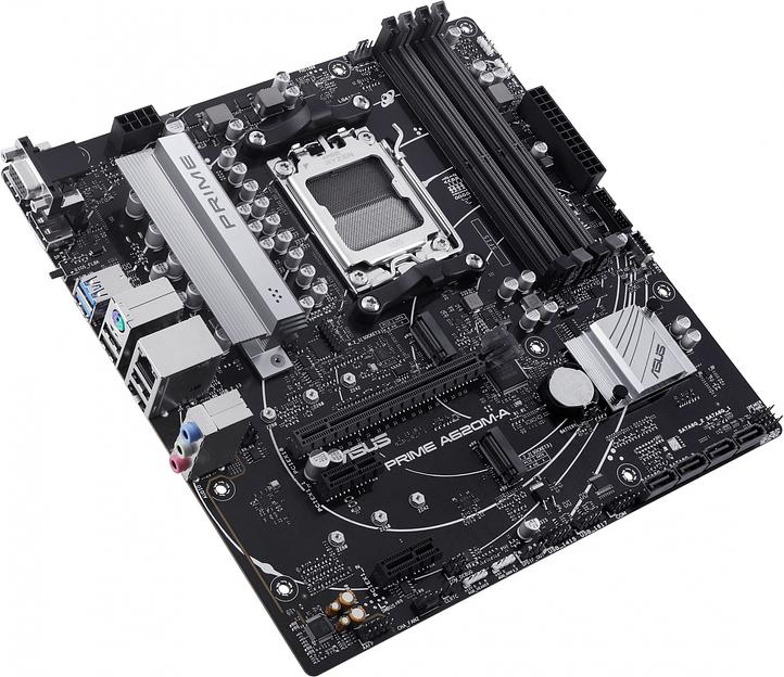 Материнская плата ASUS PRIME A620M-A-CSM, Socket AM5, A620, 4*DDR5, D-Sub+VGA+HDMI, 4xSATA3, Audio, Gb LAN, USB 3.2, USB 2.0, mATX; 90MB1F10-M0EAYC (PRIME A620M-A-CSM) фото 4