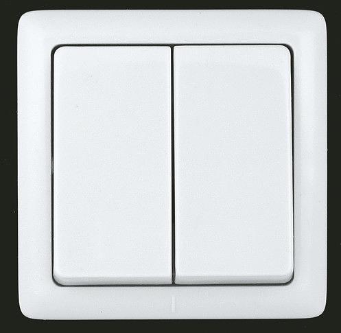 Systeme electric VA56-232-B ХИТ О/У 2-клавишный ВЫКЛЮЧАТЕЛЬ 6А, 250В, БЕЛЫЙ. Россия фото 4