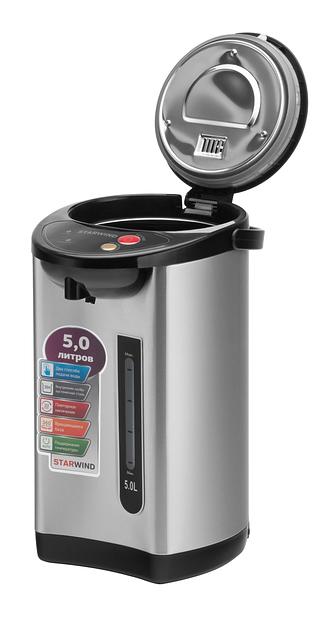 Термопот Starwind STP2251 5л. 750Вт черный/серебристый фото 3