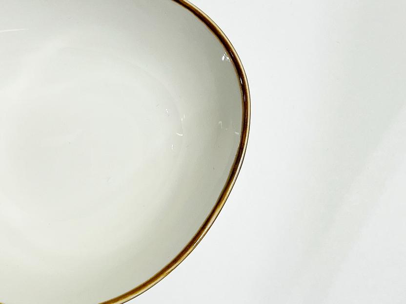 Тарелка глубокая фарфоровая 15.5 см «White collection» NGD006-1 white, опт фото 4