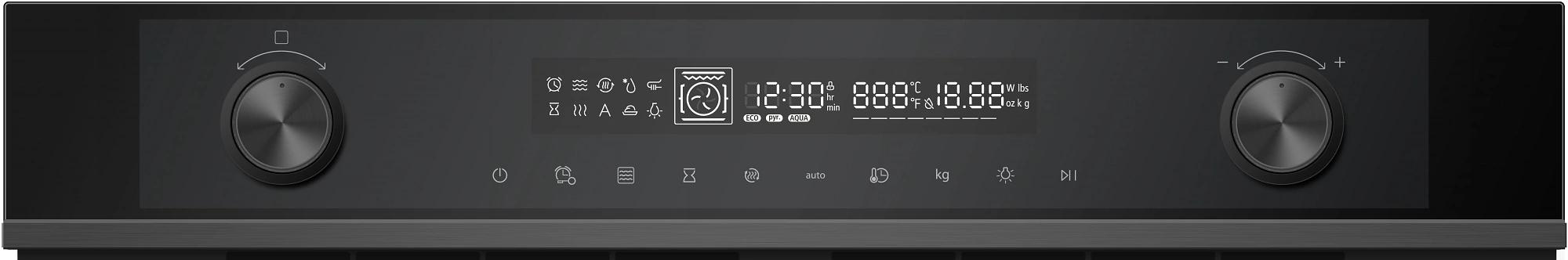 Духовой шкаф Электрический Hyundai HMEO 6540 DX черный фото 4