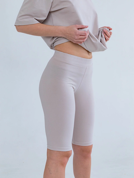 Велосипедки женские светло-серые № 5 фото 1