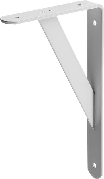 STAYER 250 х 150 х 30 х 4 мм, белый, усиленный уголок-кронштейн (37420-1) фото 1