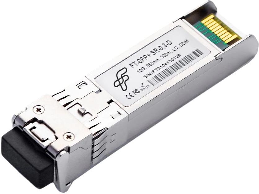 Трансивер Future Technologies FT-SFP+SR-0,3-D SFP+ MM 10Гбит/с Tx:850нм до 0.3км фото 1