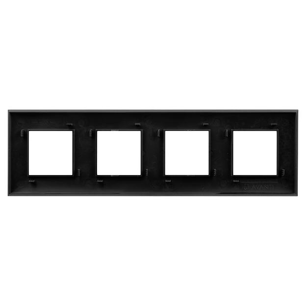 Avanti Рамка ARTLEBEDEV,, Черный матовый, 8 модулей фото 2