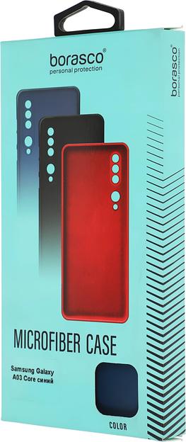 Чехол (клип-кейс) BoraSCO для Samsung Galaxy A03 Core синий (40946) фото 7