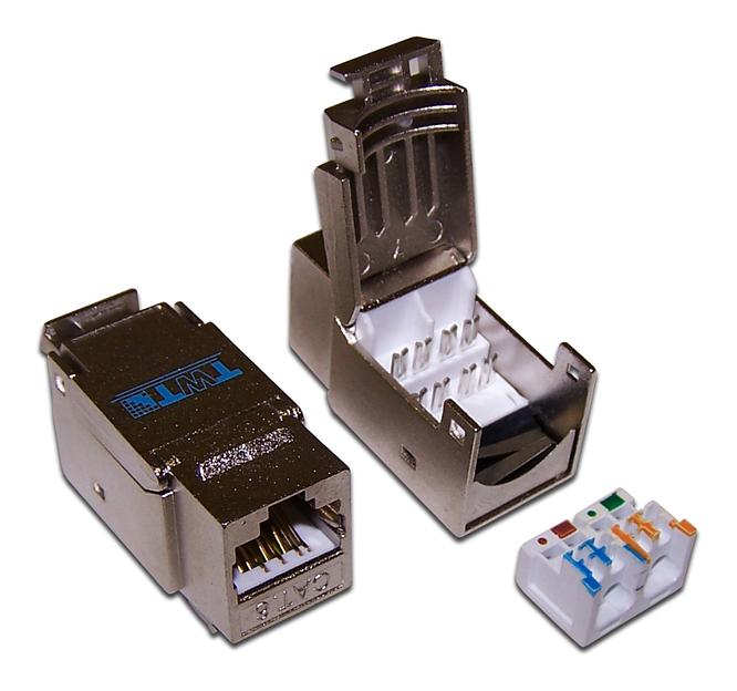 Модуль Lanmaster TWT-OK45STP/6-WH информ. KeystoneRJ45 кат.6 UTP бел. (упак.:1шт) фото 1