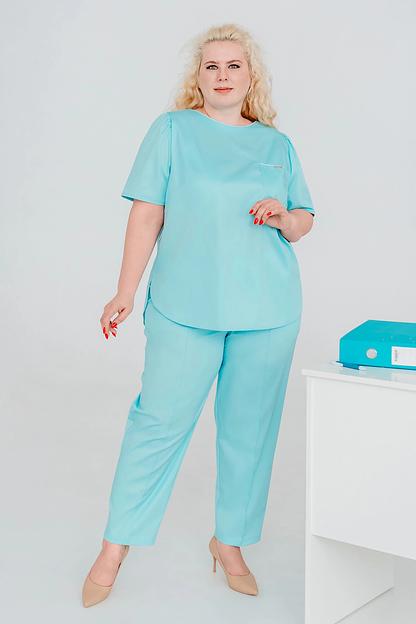 Блуза медицинская женская VF3-80-04-1, 16F+0F, опт фото 8