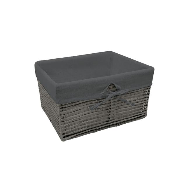 Корзина стеллажная "Paper", Д210 Ш160 В120, серый фото 1