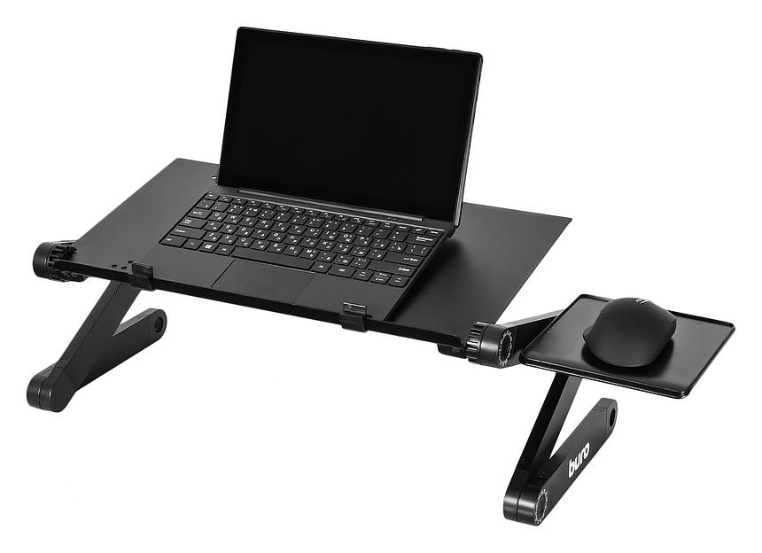 Стол для ноутбука Buro BU-804 столешница металл черный 48x26см фото 2