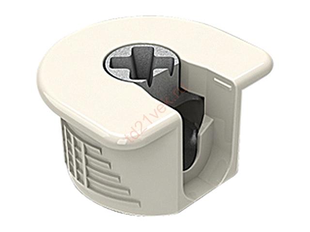 Стяжка Mesan Raffix d20мм эксц. с винтом d6х11мм усиленная, черный фото 1