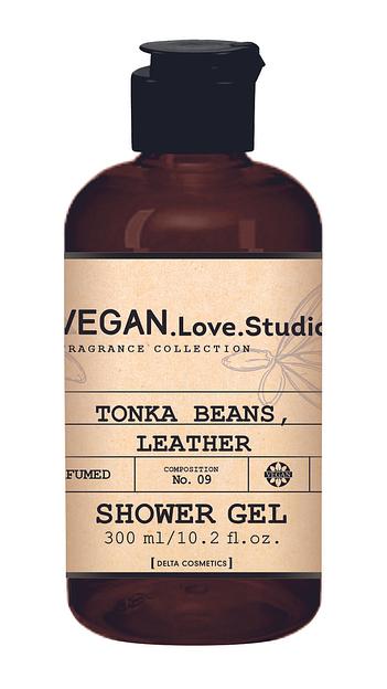 Гель для душа VEGAN.Love.Studio «Tonka Beans, Leather» ОПТ  фото 1