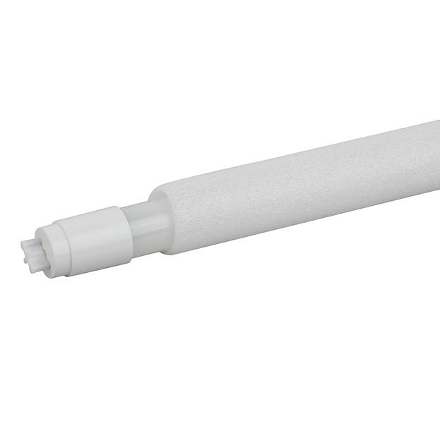 Лампа светодиодная ЭРА RED LINE LED T8-10W-865-G13-600mm NTB G13 неповоротный 10Вт трубка стекло холодный дневной свет фото 1