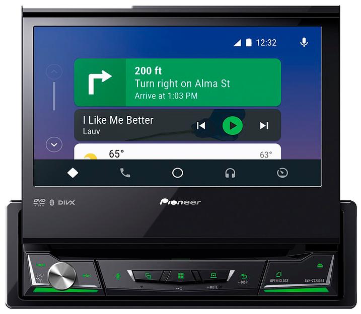 Автомагнитола CD DVD Pioneer AVH-Z7250BT 2DIN 4x50Вт фото 1