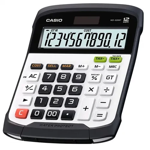 Калькулятор настольный CASIO WD-320MT-W-EC фото 1