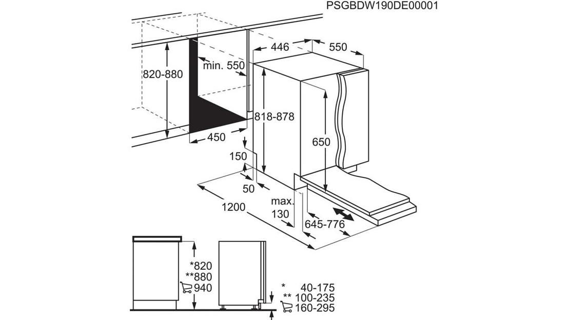 Встраиваемые посудомоечные машины ELECTROLUX Electrolux EEA71210L фото 4