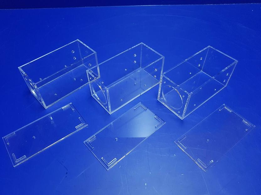 Технический корпус из прозрачного оргстекла 4мм для вентилятора. Производство прозрачных корпусов оптом и в розницу. фото 4