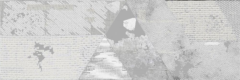 Плитка керамическая CERSANIT Fjord 750х250 вставка серый B 14586 (FO2U092DT) фото 1