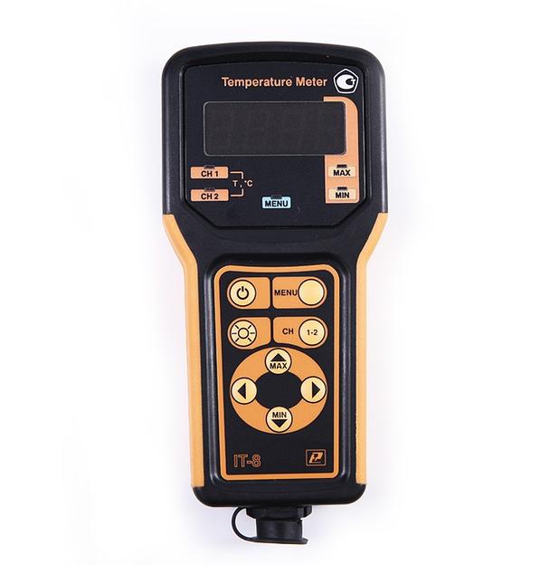 Измеритель температуры цифровой портативный «IT-8» ОПТ фото 2