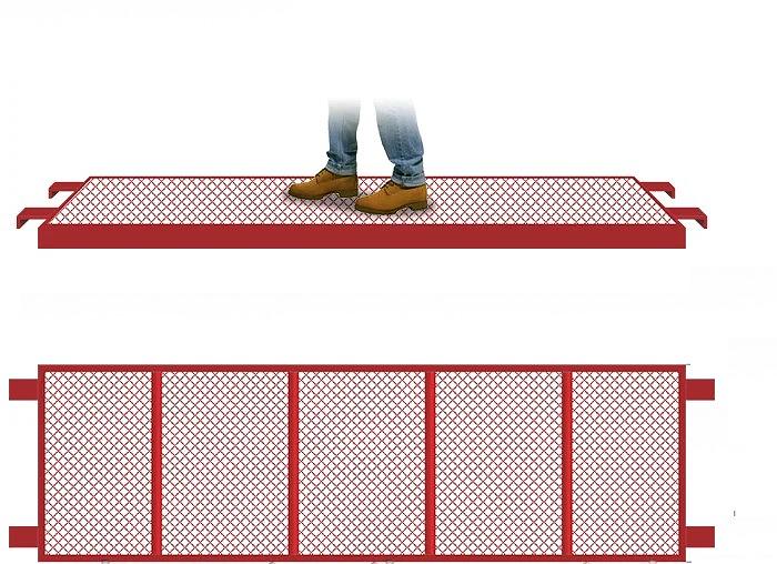 Настил для рамных лесов (трап) 0,4×3 м ОПТ фото 1