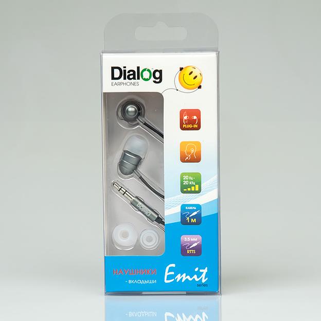 Наушники EP-F55 GREY Dialog серая фото 2