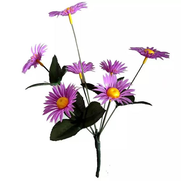 Букет астры 7 голов 30см 311-9274 фото 3