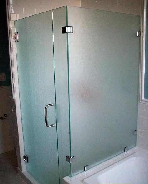 Стеклянные двери под заказ фото 3