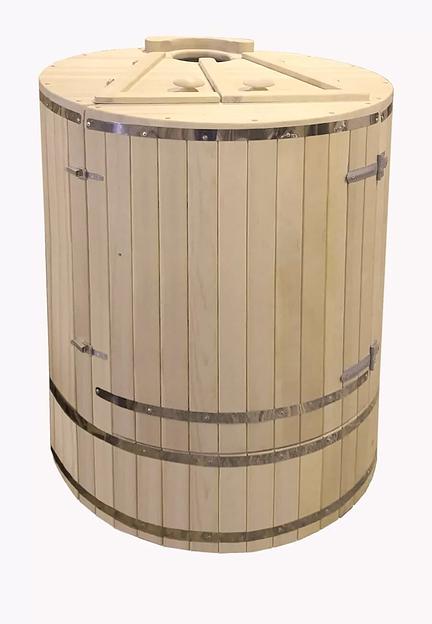 Фитобочка «Круглая со скосом» с парогенератором фото 2