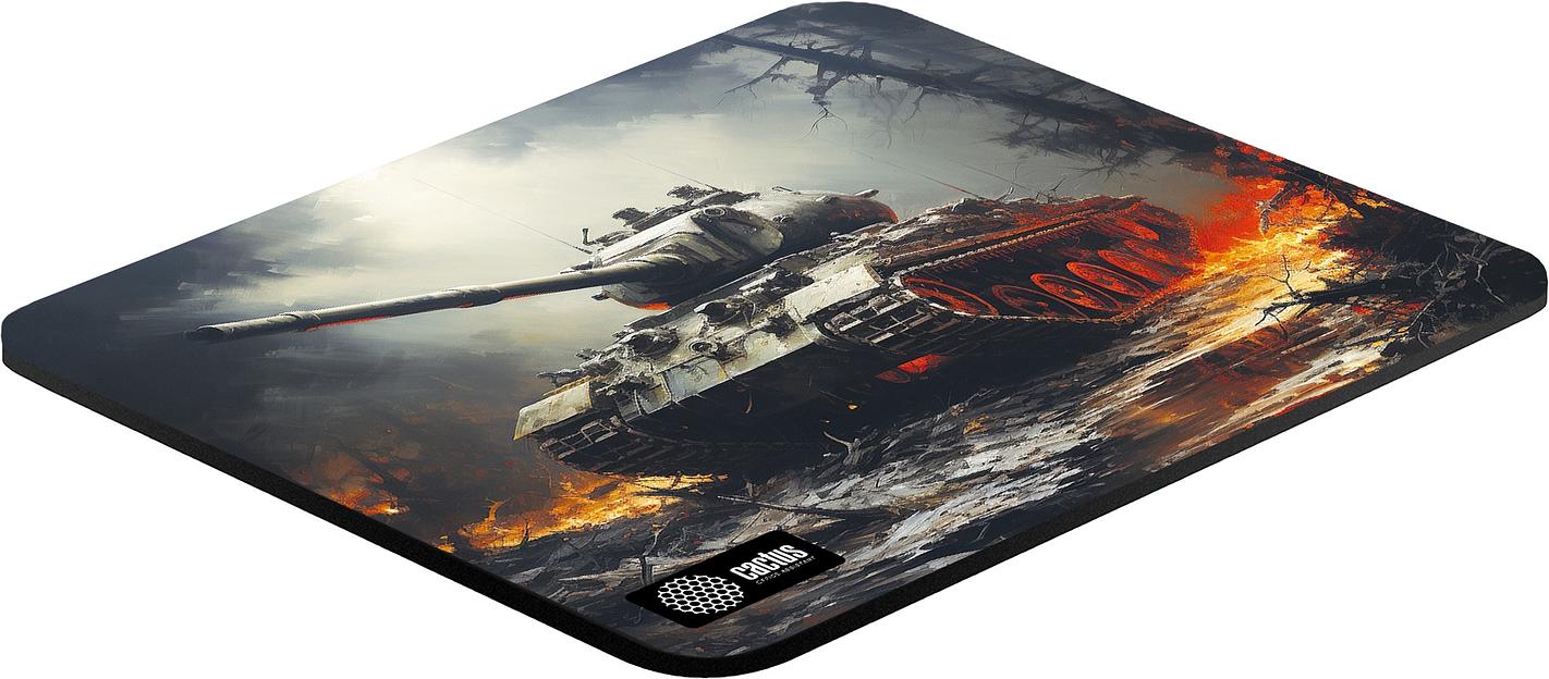 Коврик для мыши Cactus CS-MP-D04S Tank 250x200x3мм фото 1