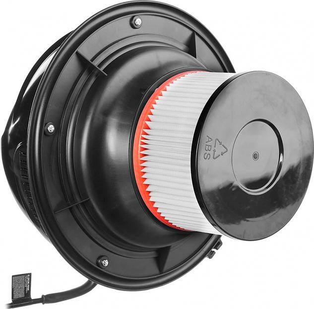 Строительный пылесос Зубр ПУ-15-1200 М1 1200Вт (уборка: сухая/влажная) красный фото 10