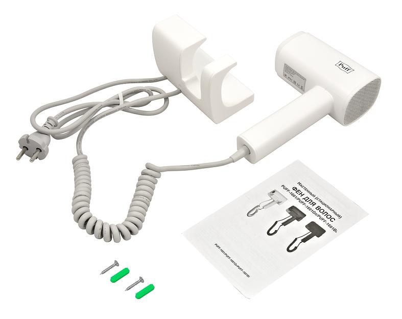 Фен Puff 1601 1600Вт белый фото 6