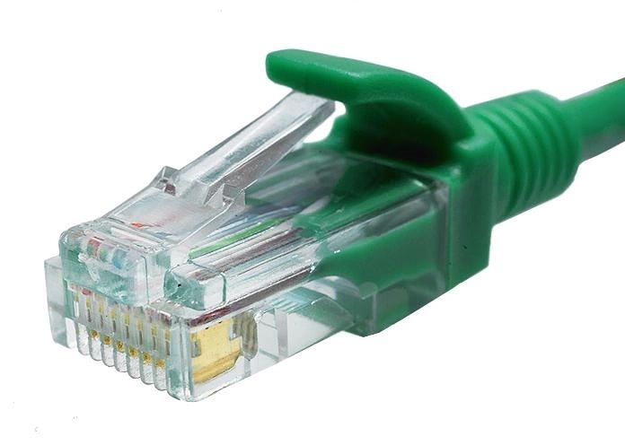 Патч-корд Suprlan 10-0157 UTP RJ-45 вил.-вилка RJ-45 кат.5E 1м зеленый LSZH 0.483AWG фото 1