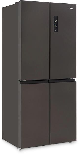 Холодильник Hyundai CM45043F 3-хкамерн. черная сталь фото 3