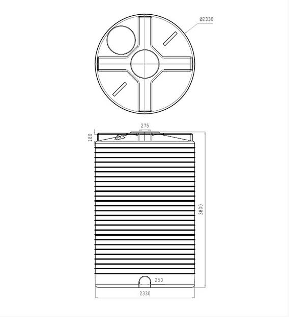 Ёмкость вертикальная 15 000 л фото 2