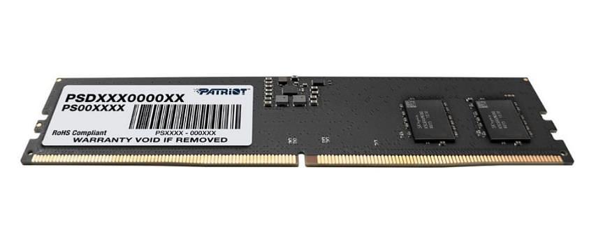 Память DDR5 8Gb 4800MHz Patriot PSD58G560041 Signature RTL PC5-38400 CL40 DIMM ECC 288-pin 1.1В single rank фото 2