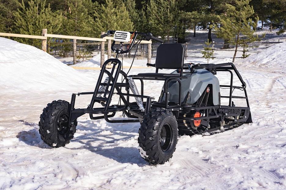 Мотобуксировщик Бурлак М2 LFS, 9 л.с., 1450*510*810 мм. фото 7