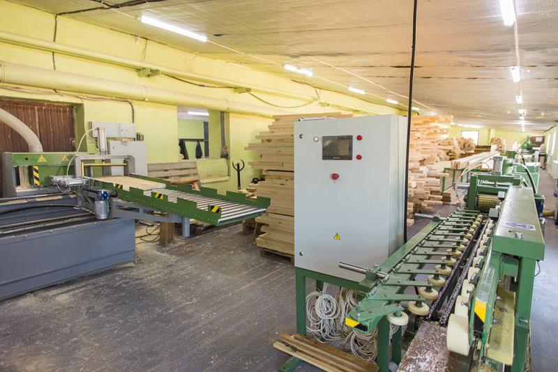 Линия для склейки бруса фото 1