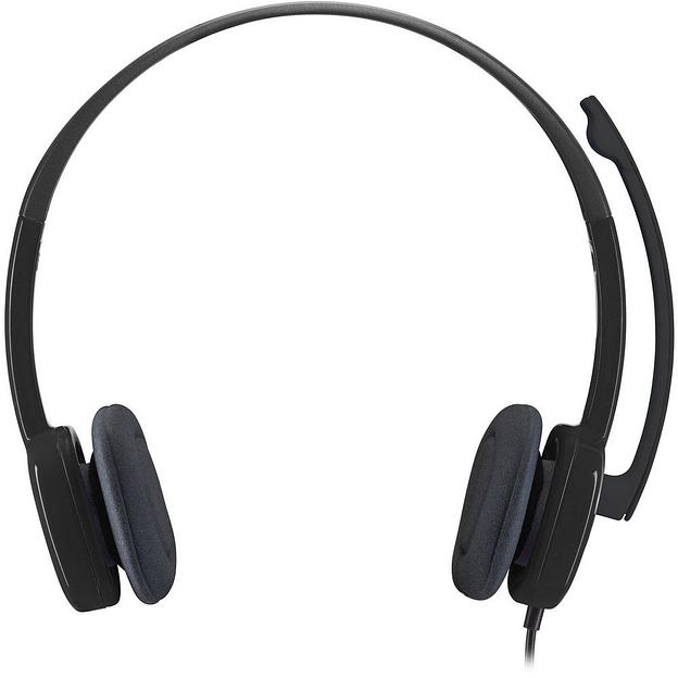 Гарнитура Logitech Headset H151 Stereo black (1 x 3.5мм, кабель 1.8м) (981-000587) фото 1
