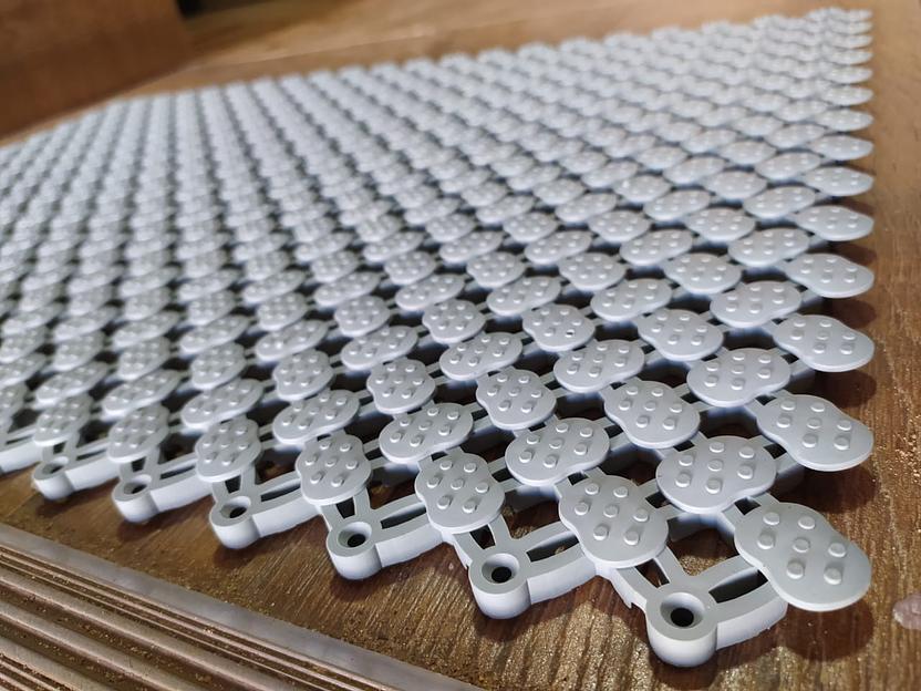 Модульное напольное покрытие «Кантри» голубой фото 4