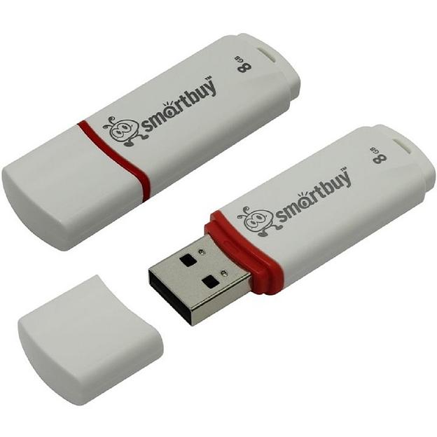 Smartbuy USB Drive 8Gb Crown White SB8GBCRW-W фото 1