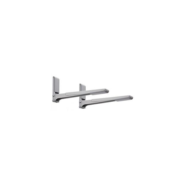 Кронштейн Holder MWS-2003, для СВЧ, настенный, макс. 40кг, металлик фото 1
