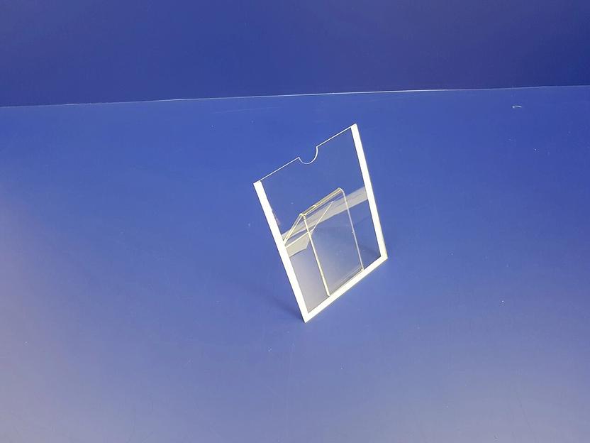 Карман для листочка из пластика Пэт плоский  ф-а6(вертикальный) фото 1